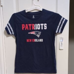 New England Patriots Girls T-shirt Size XL